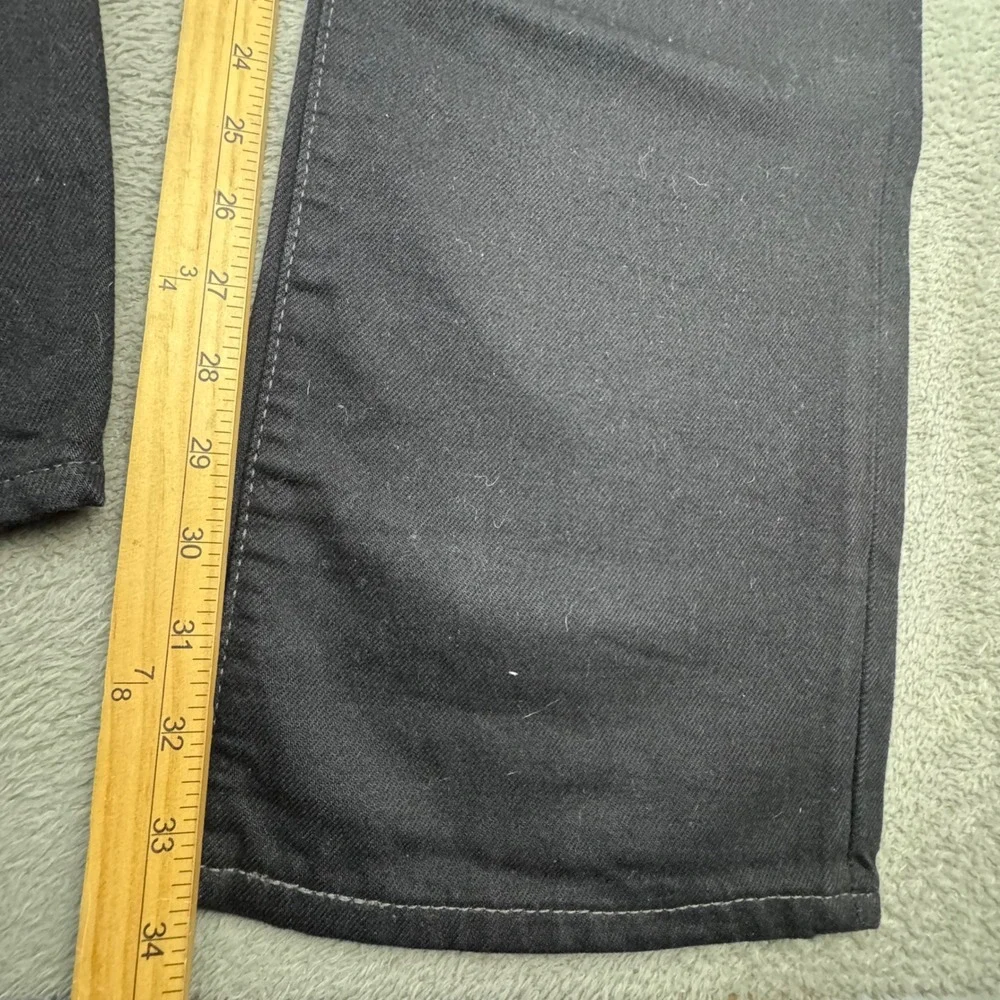 Levis 501 Original Fit Jeans Mens 36x34 Black Excellent Straight Leg Button Fly